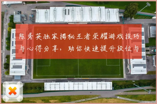陈秀英独家揭秘王者荣耀游戏技巧与心得分享，助你快速提升段位与游戏体验